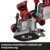 Einhell Professional Akku-Oberfräsen-Kantenfräsen-Set TP-RO 18 Set Li BL-Solo Power X-Change (18 V, Brushless, Frästiefen-Feineinstellung, inkl Zubehör+Tasche, ohne Akku) - 10