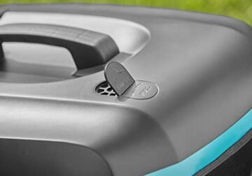 Gardena Elektro-Rasenmäher PowerMax 37/1800 G2: Mäher bis 500 m², 1800 W Leistung, 37 cm Schnittbreite, 45 l Fangvolumen, 35 bis 65 mm Schnitthöhe, ErgoTec Plus Griff, zusammenklappbar (14637-20) - 4