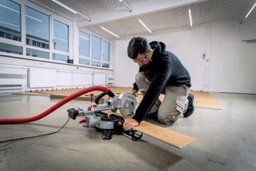 Metabo Kapp- und Gehrungssäge KGS 254 M – 613254000 – Mit Precision Cut Line, 254 mm Sägeblatt und Zugfunktion – 2 m Kabellänge - 5