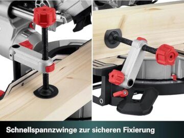 Metabo Kapp- und Gehrungssäge KGS 254 M – 613254000 – Mit Precision Cut Line, 254 mm Sägeblatt und Zugfunktion – 2 m Kabellänge - 8