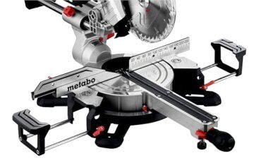 Metabo Kapp- und Gehrungssäge KGS 254 M – 613254000 – Mit Precision Cut Line, 254 mm Sägeblatt und Zugfunktion – 2 m Kabellänge - 10