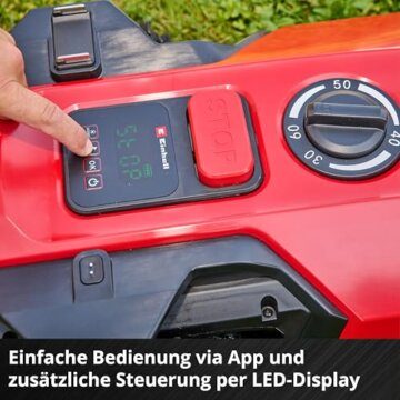 Einhell Mähroboter FREELEXO 500 Power X-Change (18 V, App-Steuerung, IPX5, Over-The-Air Updates via Wi-Fi, inkl. Installationsequipment für 500 m² + 2,5 Ah Plus Akku) - 6