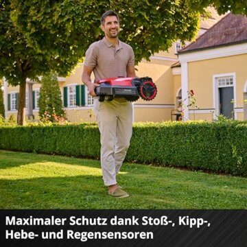 Einhell Mähroboter FREELEXO 500 Power X-Change (18 V, App-Steuerung, IPX5, Over-The-Air Updates via Wi-Fi, inkl. Installationsequipment für 500 m² + 2,5 Ah Plus Akku) - 8