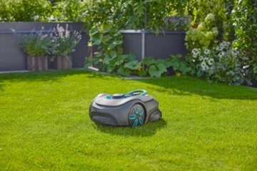 Gardena smart SILENO Free Set 1100 m² Mähroboter, kabellos, für Rasenflächen bis 1.100 m², LONA Intelligence, ohne Begrenzungskabel, leiser Betrieb, intelligenter Mäher mit App Steuerung (19926-47) - 6