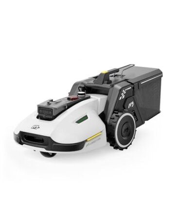 MAMMOTION YUKA 2000 Mähroboter mit Kehrmaschine, NetRTK+Vision, Keine RTK-Antenne erforderlich, Auto-Kartierung, Empf. 2000m², Max. 2800m², mit 4G-Modul, 80% Steigung - 1