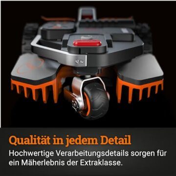 WORX Landroid Vision L1600 Mähroboter WR216E.1 für Gärten bis 1600m², AI Rasenmäher Roboter ohne Begrenzungskabel (WLAN & Bluetooth, aktive Hindernisvermeidung mit KI-Technologie, Igelschutz) - 7
