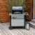 Campingaz Gasgrill Attitude2go CV, raucharmer Tischgrill, tragbarer Balkon-, Camping-Grill, mit Deckel, Thermometer und Gusseisen-Grillrost, Betrieb mit CV Gaskartuschen, Grau - 2