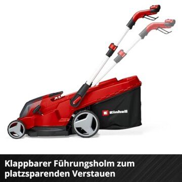 Einhell Akku-Rasenmäher RASARRO 36/42 Kit Power X-Change (36V, 42 cm Schnittbreite, bis 725 m², Brushless, 50L Fangkorb, Mulchfunktion, inkl. 2x 5,2Ah + 1x Twincharger) - 7