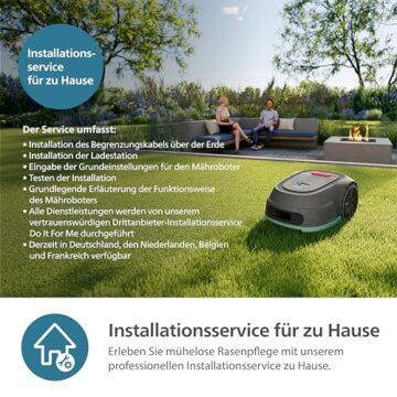 Philips Rasenmähroboter 3000 Serie - Cross-Mowing, GPS-Kartierung, Intelligentes Mähen, schnelleres Mähen, Hangtauglichkeit, Homerun-App, Regensensor-Technologie, Kalkstein Grau (RSL3000/10) - 8