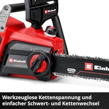 Einhell Professional Akku-Kettensäge GP-LC 36/40 Li BL-Solo (36 V, 38 cm Schnittlänge, Brushless, 19 m/s Kettengeschwindigkeit, autom. Kettenschmierung, ohne Akku) - 9