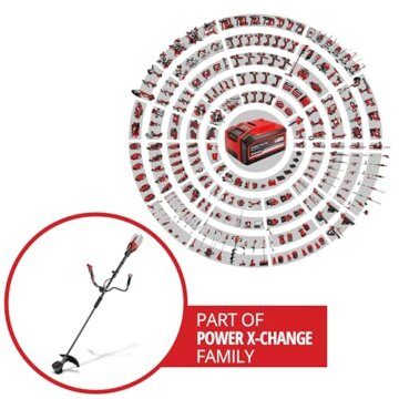 Einhell Professional Akku-Sense GP-BC 36/430 Li BL - Solo Power X-Change (36 V, Brushless, 43 cm Schnittbreite, Doppelfaden mit Tippautomatik, 3-Zahn-Messer, ohne Akku) - 2