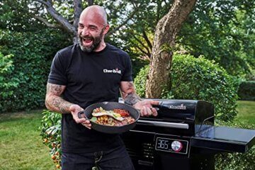 Char-Broil Elektrogrill SMART-E - E-Power 90-370°C, Präzise Temperaturkontrolle, Reinigungsfunktion, digitales Display - Ideal für draußen, Garten, Balkon - 10