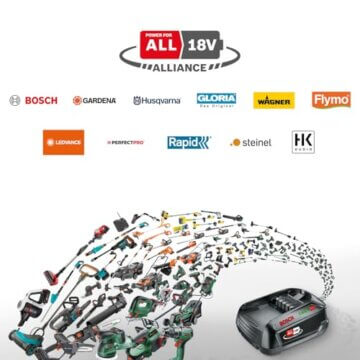 Bosch Akku-Rasenmäher ROTAK18V-32 (Schnittbreite: 32 cm, Schnitthöhe: 25-65 mm, 35 l Stoff-Grasfangkorb, Mulchstopfen, ohne Akku) - 2
