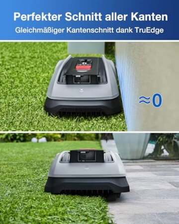 ECOVACS Goat O600 RTK Care Kit Mähroboter Ohne Begrenzungskabel, 600 m², RTK+Vision-Navigation, Rasenmähroboter, KI-Hindernisvermeidung, App Steuerung, Passiert 0,7 M Schmale Stellen - 5