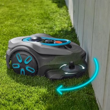 Gardena smart SILENO Sense 400 m² Mähroboter: Technologie ohne Begrenzungskabel, Mähen mit KI, Eingebaute Kamera (19941-20) - 9