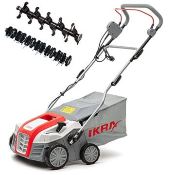IKRA Elektro Vertikutierer Rasenlüfter IEVL 2000, Fangkorb 55l, Arbeitsbreite 40cm, starke 2000 Watt - 1