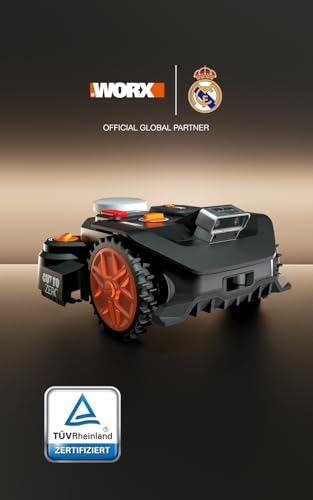 WORX Landroid Vision Cloud WR306E 2WD Mähroboter ohne Begrenzungskabel für 600 m² (KI-Hinderniserkennung, VSLAM+ RTK Cloud Navigation, Auto-Mapping, App-Steuerung, Cut-to-Zero) - 2