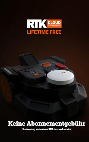 WORX Landroid Vision Cloud WR306E 2WD Mähroboter ohne Begrenzungskabel für 600 m² (KI-Hinderniserkennung, VSLAM+ RTK Cloud Navigation, Auto-Mapping, App-Steuerung, Cut-to-Zero) - 5