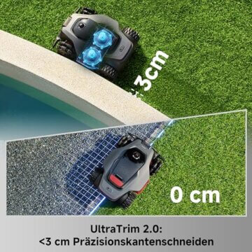 MOVA LiDAX Ultra 2000 AWD Robotic Lawnmower, RTK-Free, AI-Powered Automatic Mapping, 360° 3D LiDAR and AI Dual Vision, 36V AWD for 80% Slopes, 2 Discs (6 Blades Each) - 5