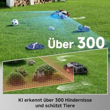 MOVA LiDAX Ultra 2000 AWD Robotic Lawnmower, RTK-Free, AI-Powered Automatic Mapping, 360° 3D LiDAR and AI Dual Vision, 36V AWD for 80% Slopes, 2 Discs (6 Blades Each) - 6