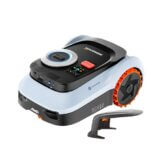 Segway Navimow i210 LiDAR Pro Mähroboter mit Garage M für 1000 m², LiDAR+Vision+NRTK Tri-Fusion-Positionierung, Xero-Turn AWD für 55% Steigungen, Auto-Kartierung (Getrennt versandt Werden) - 1