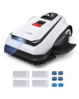ECOVACS GOAT A1600 LiDAR PRO Care Kit Mähroboter ohne Begrenzungskabel, 1.600 m², 360° Dual-LiDAR-Navigation, automatische Kartierung, KI-3D-Hindernisvermeidung, superschnelles Laden, 50 % Steigung - 1
