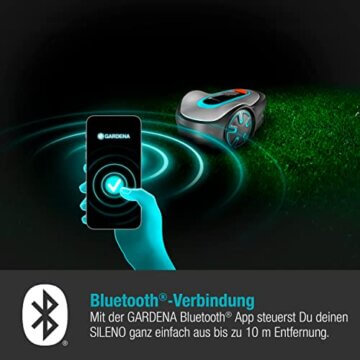 Gardena Mähroboter SILENO minimo 350 m² exklusiv für Amazon: intelligenter Rasenmäher mit optimaler Konnektivität, mit Gardena Bluetooth App programmierbar (15208-47) - 4