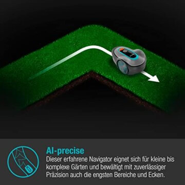 Gardena Mähroboter SILENO minimo 350 m² exklusiv für Amazon: intelligenter Rasenmäher mit optimaler Konnektivität, mit Gardena Bluetooth App programmierbar (15208-47) - 6