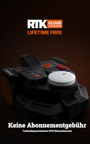 WORX Landroid Vision Cloud WR304E 2WD Mähroboter ohne Begrenzungskabel für 400 m² (KI-Hinderniserkennung, VSLAM+ RTK Cloud Navigation, Auto-Mapping, App-Steuerung) - 5